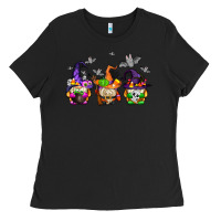 Black halloween gnomes Ladies Tee - AdoDesignShop