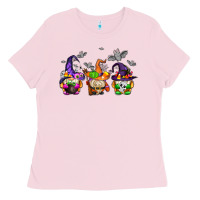 Bubblegum Pink halloween gnomes Ladies Tee - AdoDesignShop