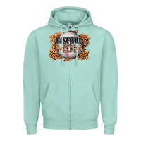 Seafoam baseball mom Zipper Hoodie - AdoDesignShop