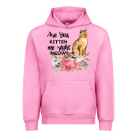 Fuchsia Pink Are you kitten me right meow Urban Hoodie - Bettercallsaul