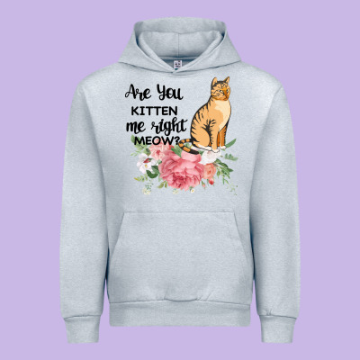 Are You Kitten Me Right Meow Urban Hoodie Designed By Bettercallsaul