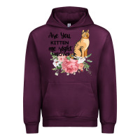 Mauve Wine Are you kitten me right meow Urban Hoodie - Bettercallsaul