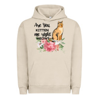 Pigment French Oak Are you kitten me right meow Urban Hoodie - Bettercallsaul
