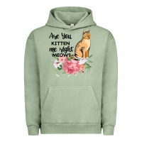 Pigment Oil Green Are you kitten me right meow Urban Hoodie - Bettercallsaul