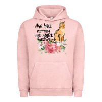 Pigment Salmon Are you kitten me right meow Urban Hoodie - Bettercallsaul