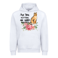 White Are you kitten me right meow Urban Hoodie - Bettercallsaul