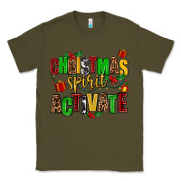 Army Green christmas spirit activate Classic Tee - AdoDesignShop