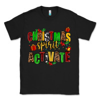 Black christmas spirit activate Classic Tee - AdoDesignShop