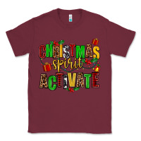 Burgundy christmas spirit activate Classic Tee - AdoDesignShop