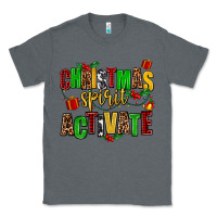 Charcoal Heather christmas spirit activate Classic Tee - AdoDesignShop
