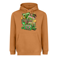 Meerkat st patrick's day cassette tapes Heavyweight Hoodie - MaliasSmallBusiness