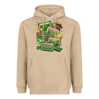 Mushroom st patrick's day cassette tapes Heavyweight Hoodie - MaliasSmallBusiness