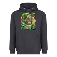 Smoke st patrick's day cassette tapes Heavyweight Hoodie - MaliasSmallBusiness