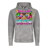 Cloud Rock life is better at the beach Vintage Hoodie - texasbilliewilder