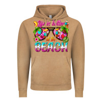 Vintage Camel life is better at the beach Vintage Hoodie - texasbilliewilder