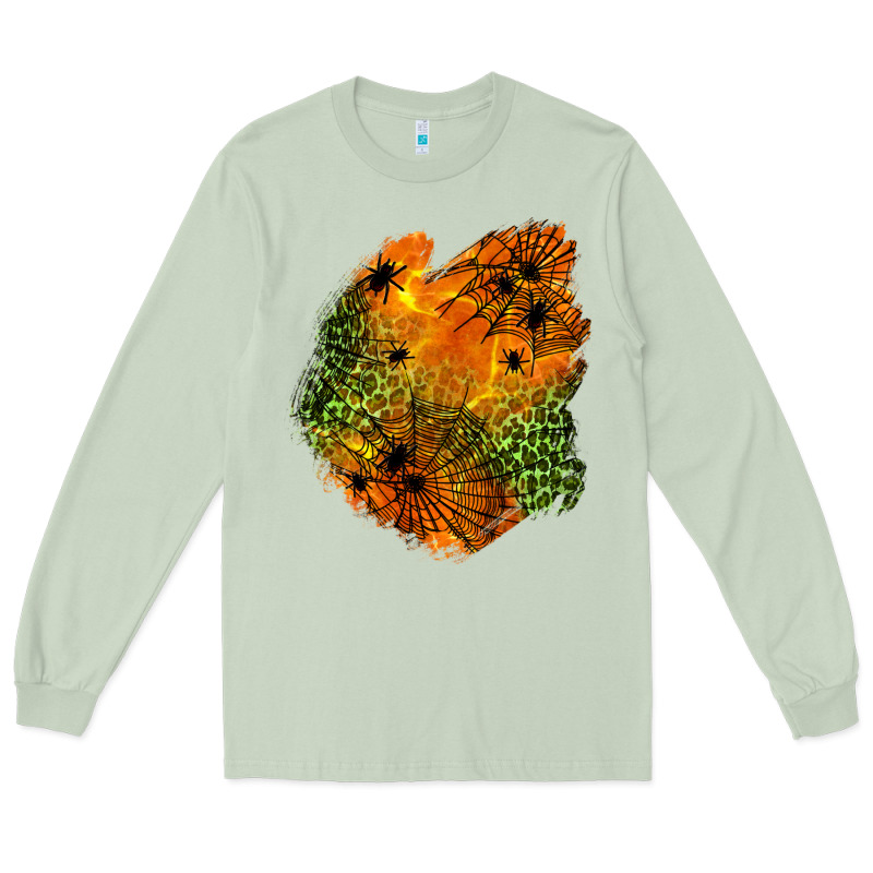 Spider Leopard  Halloween Patch Long Sleeve Tee by BundleAndBundleShop | Teevron