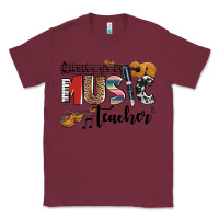 Burgundy music teacher Classic Tee - AdoDesignShop