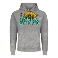 Cloud Rock jesus sunflower Vintage Hoodie - JahusDesignShop