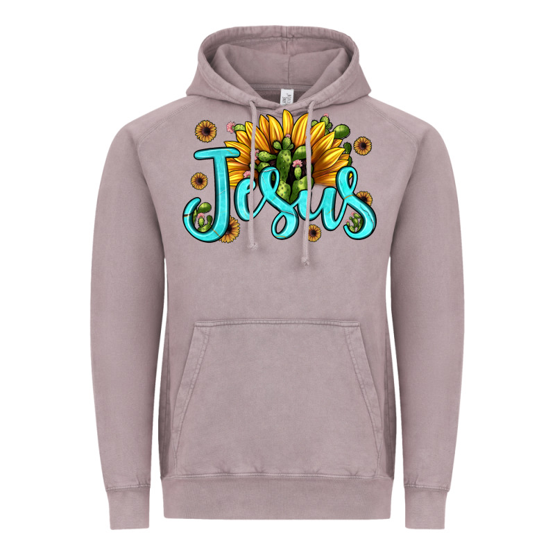 Jesus Sunflower Vintage Hoodie by JahusDesignShop | Teevron