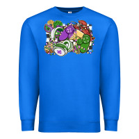 True Royal gamer mardi gras game controller Premium Sweatshirt - MaliasSmallBusiness