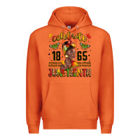 Carrot celebrate 1865 juneteenth with black woman Premium Hoodie - LillyAllenDesigns