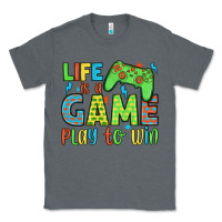 Charcoal Heather life is a game play to win Classic Tee - JahusDesignShop