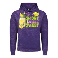 Cloud Purple life is  make it sweet Vintage Hoodie - texasbilliewilder