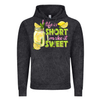 Vintage Black life is  make it sweet Vintage Hoodie - texasbilliewilder