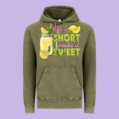 Life Is  Make It Sweet Vintage Hoodie Designed By Texasbilliewilder