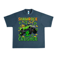 Midnight Navy st patricks shamrock crusher Urban Heavy Tee - Neo Western