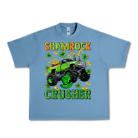 Pebble Blue st patricks shamrock crusher Urban Heavy Tee - Neo Western