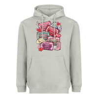 Moon Dust valentines day cassette tapes Heavyweight Hoodie - MaliasSmallBusiness