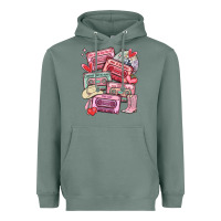 Sage valentines day cassette tapes Heavyweight Hoodie - MaliasSmallBusiness