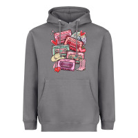 Storm valentines day cassette tapes Heavyweight Hoodie - MaliasSmallBusiness