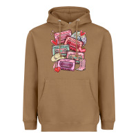 Toasted Coconut valentines day cassette tapes Heavyweight Hoodie - MaliasSmallBusiness