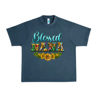 Midnight Navy blessed nana Urban Heavy Tee - BarkalooDesign