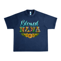Navy blessed nana Urban Heavy Tee - BarkalooDesign