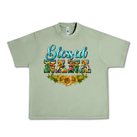 Oil Green blessed nana Urban Heavy Tee - BarkalooDesign