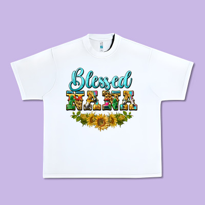 Blessed Nana Urban Heavy Tee Designed By Barkaloodesign