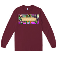 Burgundy custom name momster license plate template Long Sleeve Tee - BundleAndBundleShop