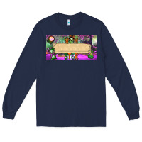 Navy custom name momster license plate template Long Sleeve Tee - BundleAndBundleShop