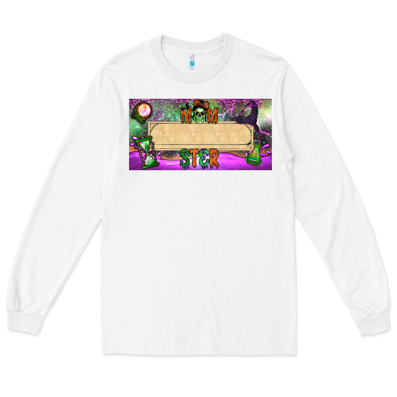 Custom Name Momster License Plate Template Long Sleeve Tee by BundleAndBundleShop | Teevron