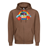 Chestnut back to school hello pre k Zipper Hoodie - AdoDesignShop