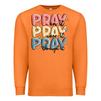 Carrot pray on it pray over it pray through it Premium Sweatshirt - MaliasSmallBusiness
