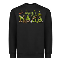 Black army mama Heavyweight Sweatshirt - Zillion Design Studio