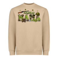 Mushroom army mama Heavyweight Sweatshirt - Zillion Design Studio