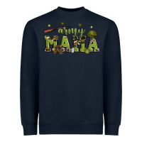 Navy army mama Heavyweight Sweatshirt - Zillion Design Studio