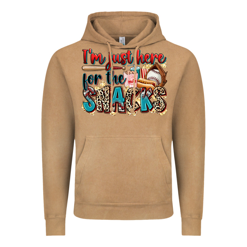 I'm Just Here For The Snacks Vintage Hoodie by Zillion Design Studio | Teevron