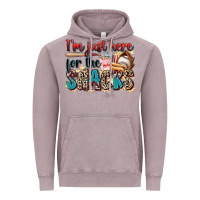Vintage Zinc i'm just here for the snacks Vintage Hoodie - Zillion Design Studio