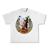 Lunar Rock Halloween Horseshoe Urban Heavy Tee - CowhideDigitalArt
